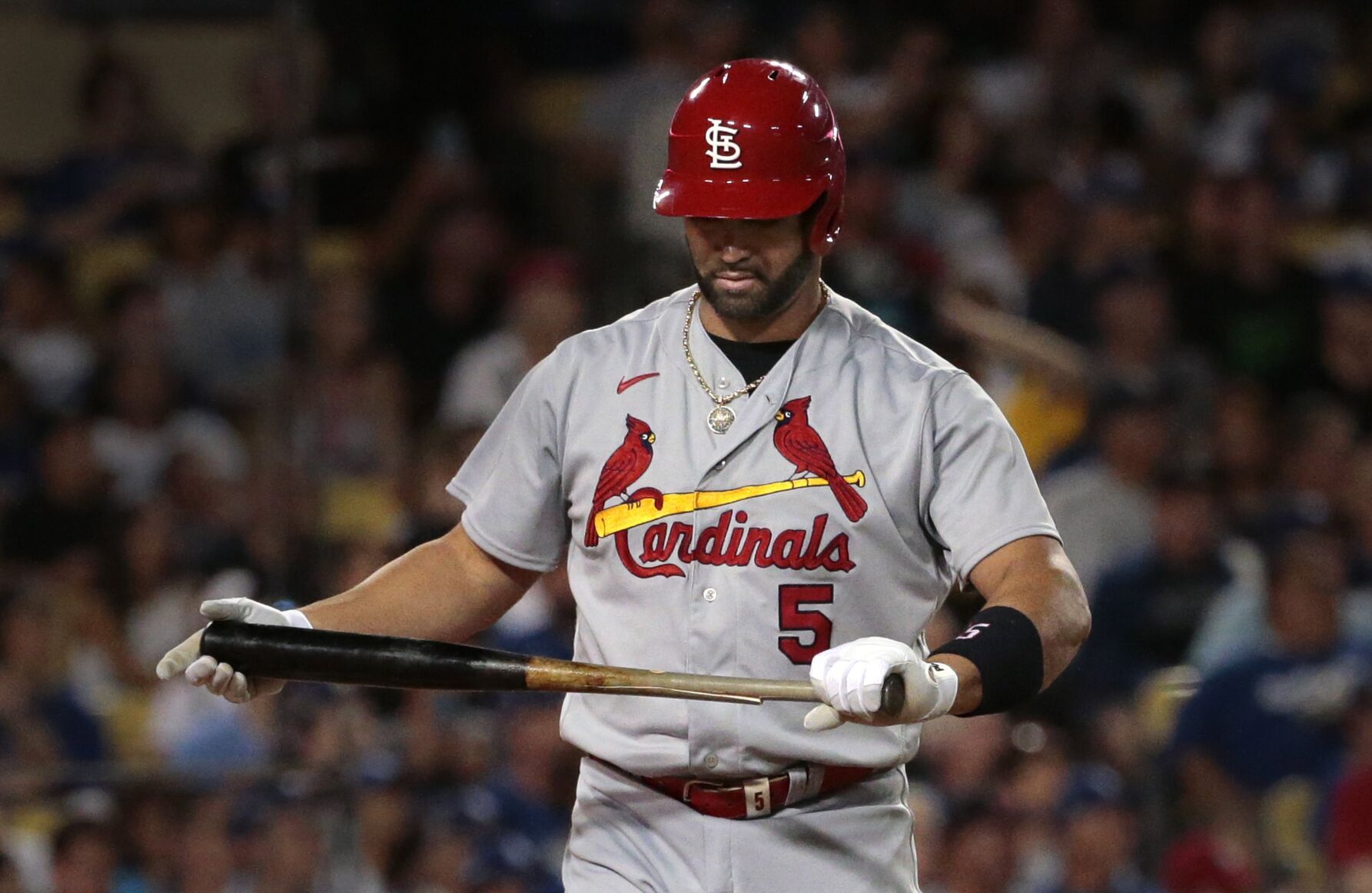 Pujols' broken bat replaced by ‘magic wand'